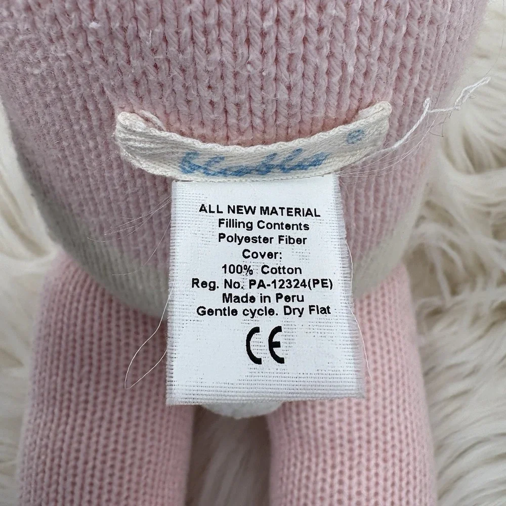 Blabla Fleur Bunny Rabbit Pink Purple Scarf 16